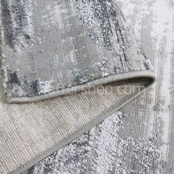 Monochrome Tides Gray Winter Carpet  Modern Flosh 200x280cm - Turkish Carpet with Belgian threads