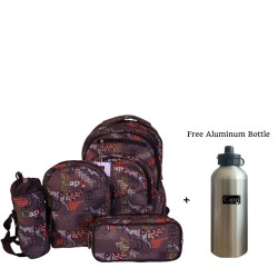 Capri Dinosaur Collection - Combo Set 4-In-1 + Free Aluminum Bottle