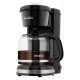 Decakila Drip Coffee Maker with 1.8L capacity (12 cups), 900W, 220-240V 50-60Hz and 30-second anti-drip function (KECF028B)