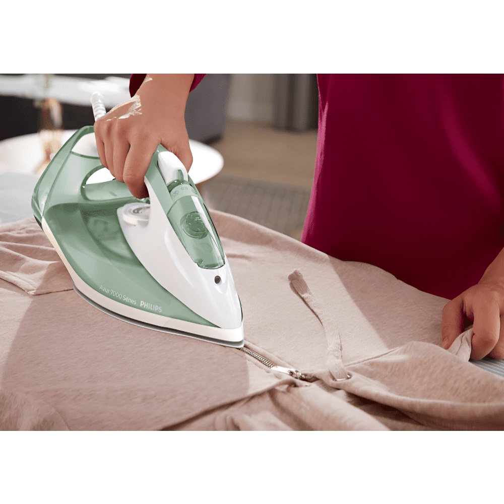 Philips - 7000 Series HV Steam Iron Desert Green/Grey