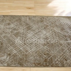 Rustic Web Winter Carpet , 160x230cm Vintage Cream Gold, Turkish Carpet with Belgian threads