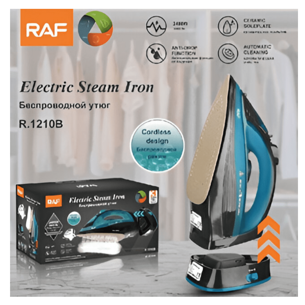 RAF Cordless Electric Steam Iron 