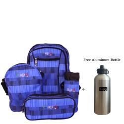 Capri Striped Symphony Collection - Combo Set 4-In-1 + Free Aluminum Bottle