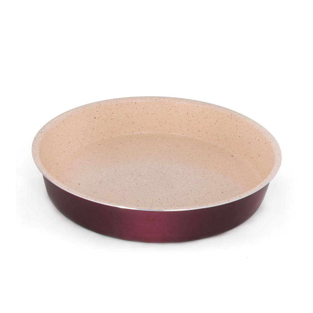 Dorsch - Elegant Deep Red Premium Round Pan 40cm, Ceramic Non-Stick ProGlider coating