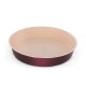 Dorsch - Elegant Deep Red Premium Round Pan 28cm, Ceramic Non-Stick ProGlider coating