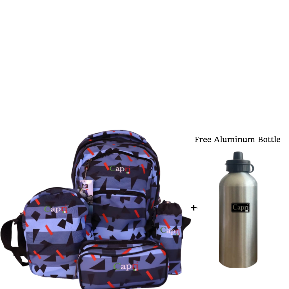 Capri GeoPop Collection - Combo Set 4-In-1 + Free Aluminum Bottle