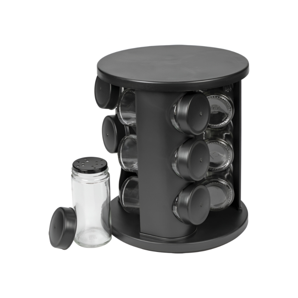 Ernesto - Revolving Spice Rack - set of 9 jars