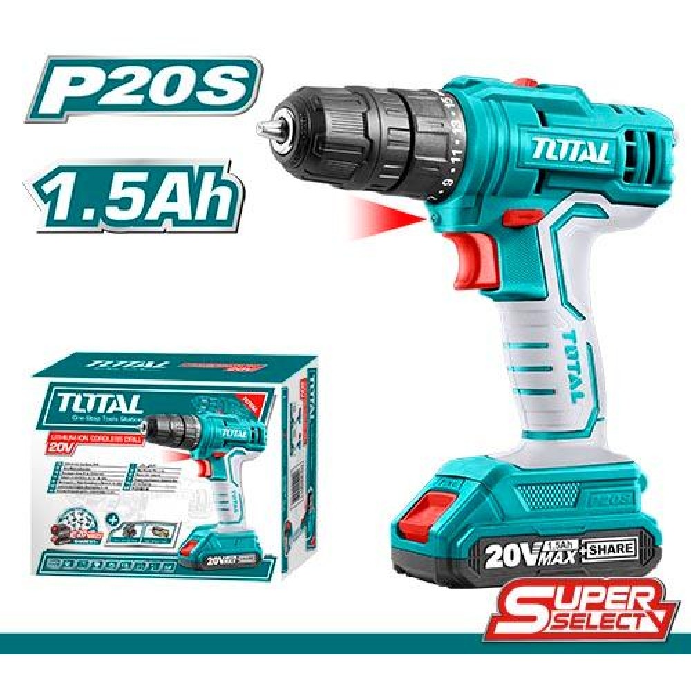 Total Lithium-Ion cordless drill