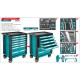 TOTAL 162 Pcs Tool Chest Set