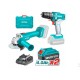 Total Lithium-ion Cordless 2 Pcs Combo Kit