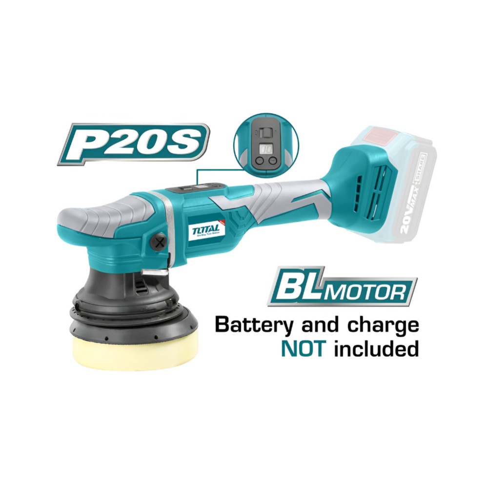 Total Lithium-Ion Angle Polisher 20V