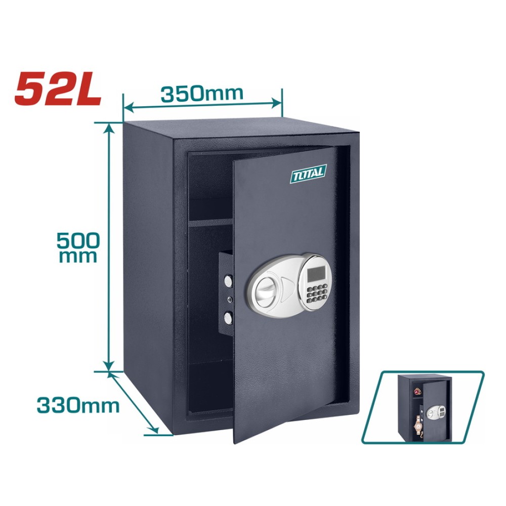 Total Electronic safe 52Lit