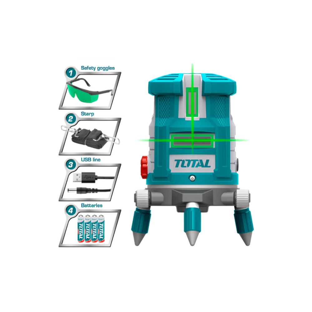 Total Self-leveling Line Laser Green Laser Beams