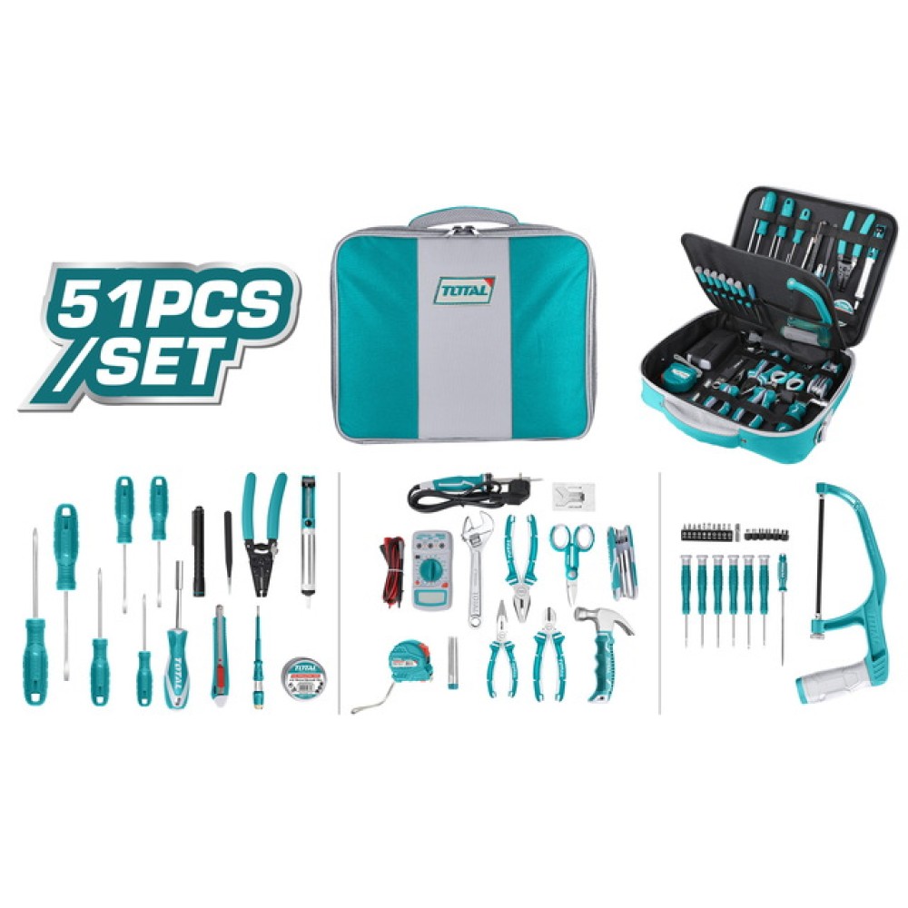 Total 51PCS Telecom Tools Set