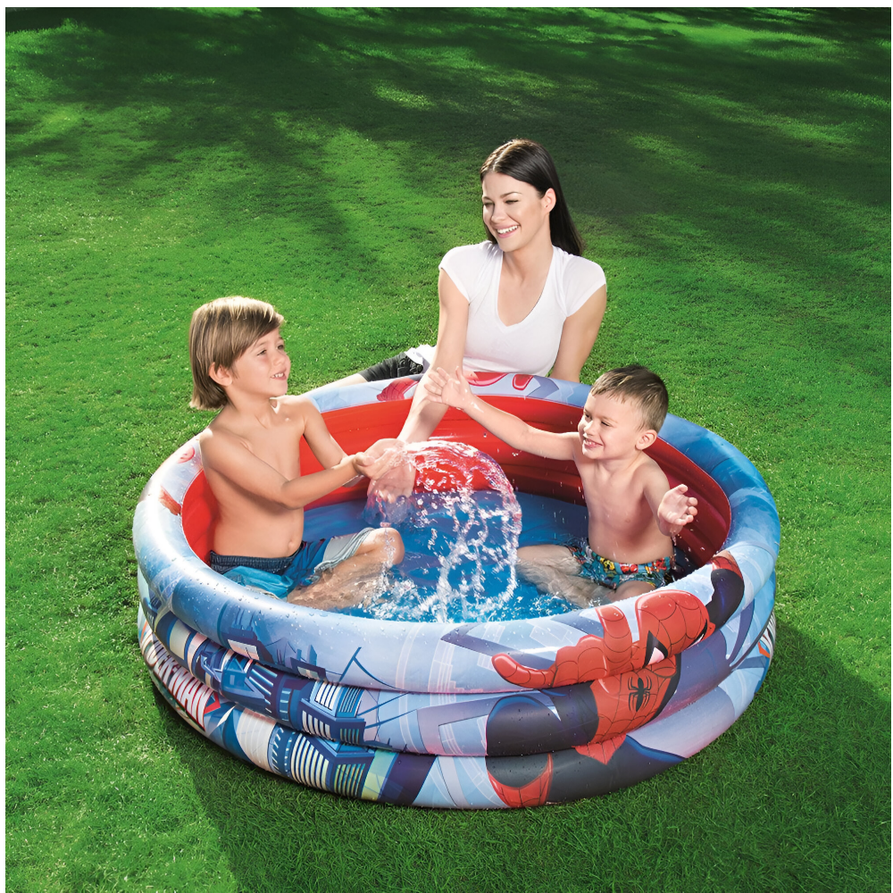 Bestway - Pool 3 Ring Spiderman