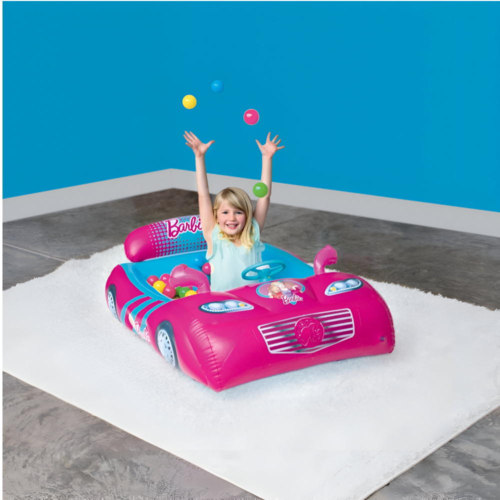 Bestway - Barbie Inflatable Sports Car Ball Pit