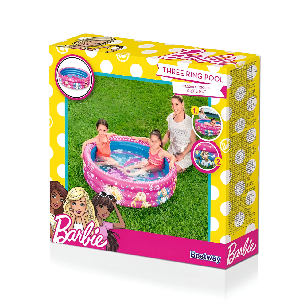 Bestway - Barbie Pool 3-Ring 