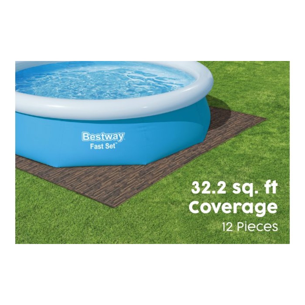 Bestway - Decorative Pool Floor square Protector