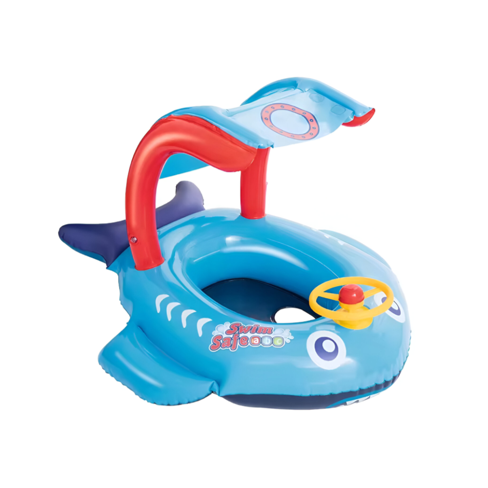 Bestway - Swim Safe Playful Shark Baby Boat