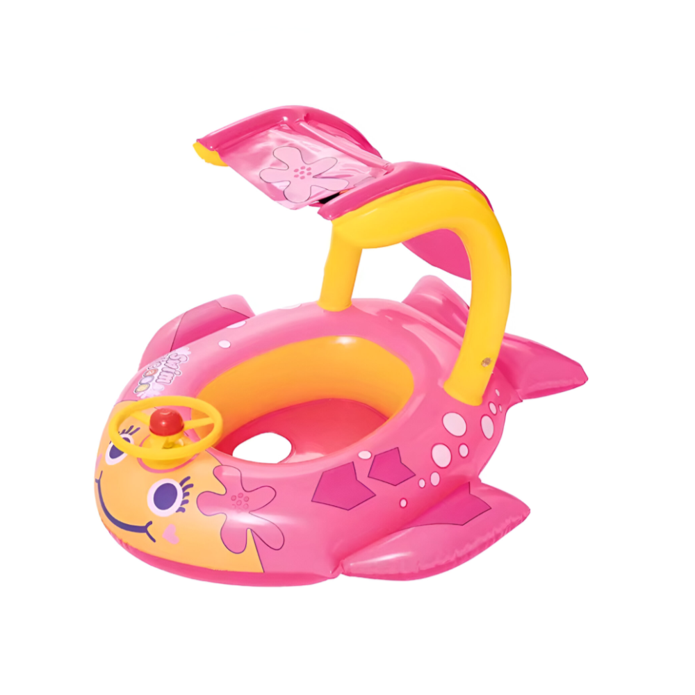 Bestway - Swim Safe Playful Shark Baby Boat