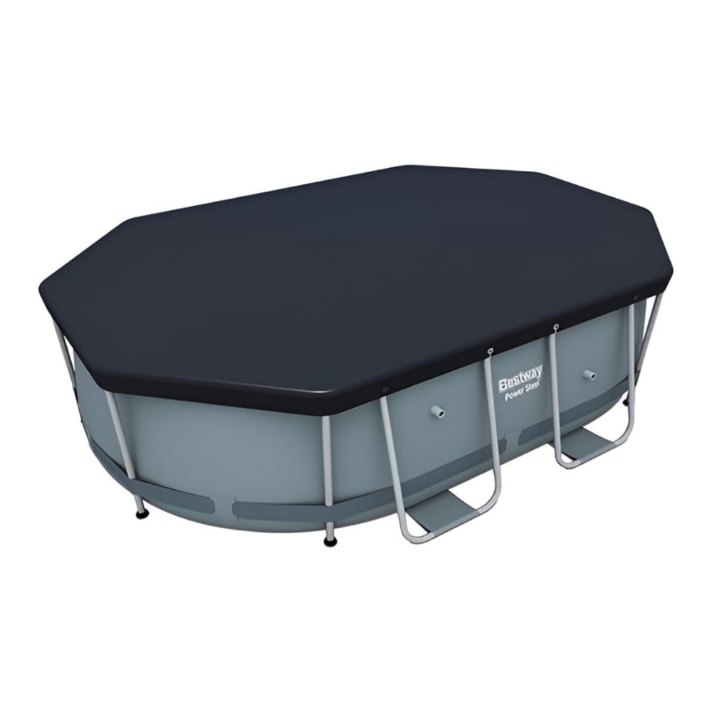 Bestway - Power steel oval  pool cover