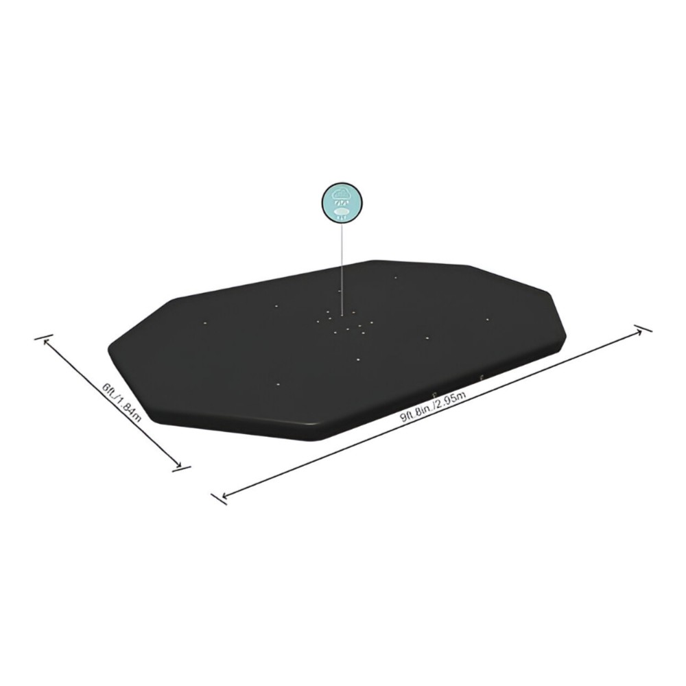 Bestway - Power steel oval  pool cover