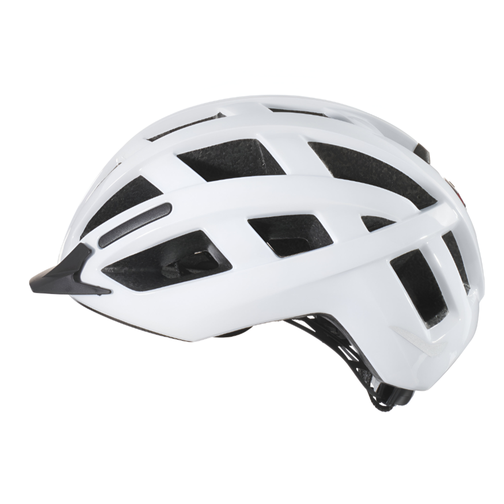 Crivit - Bike Helmet with Rear Light , Adult 