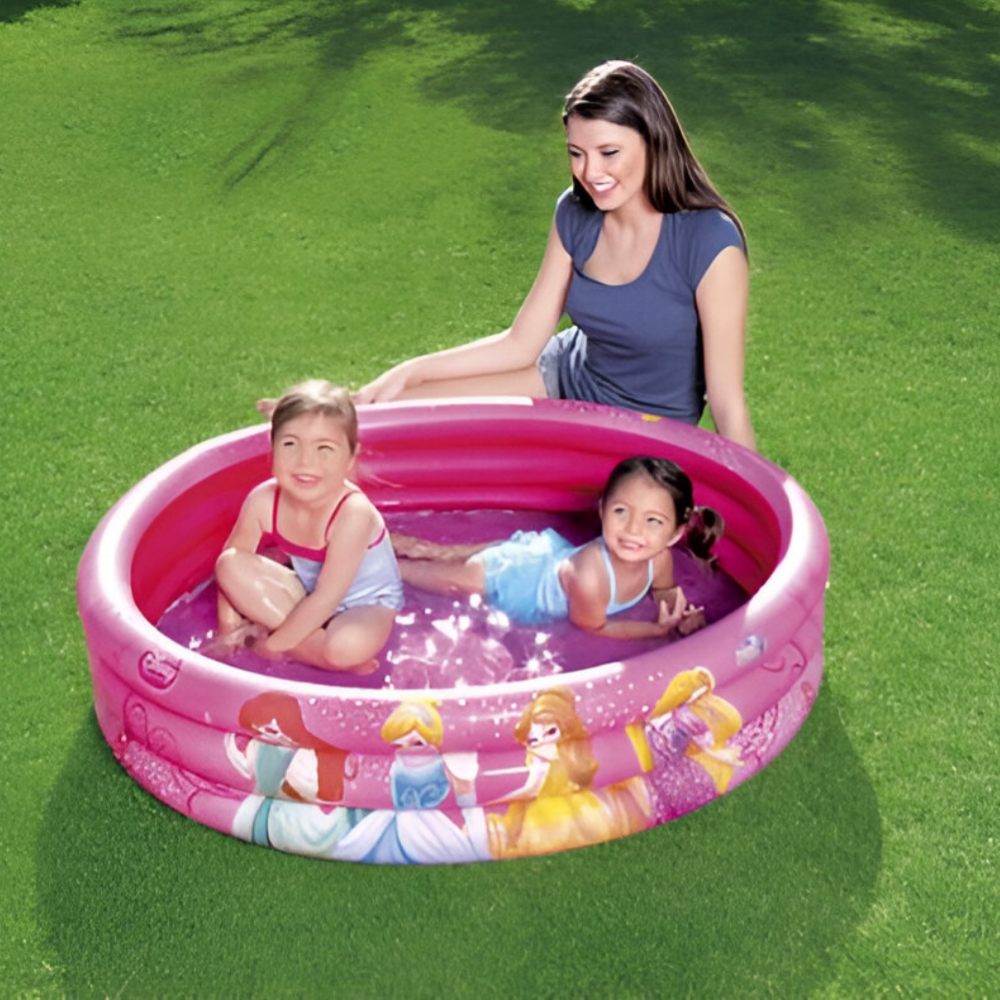 Bestway-Inflatable 3-rings Princess poll (70cm x70x30cm )