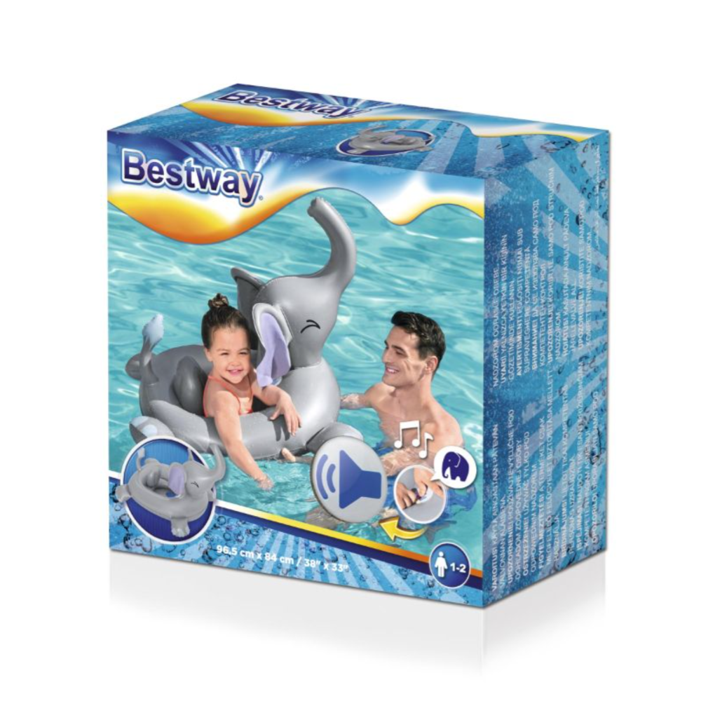 Bestway - Funspeaskers™ Elephant Baby Boat Float