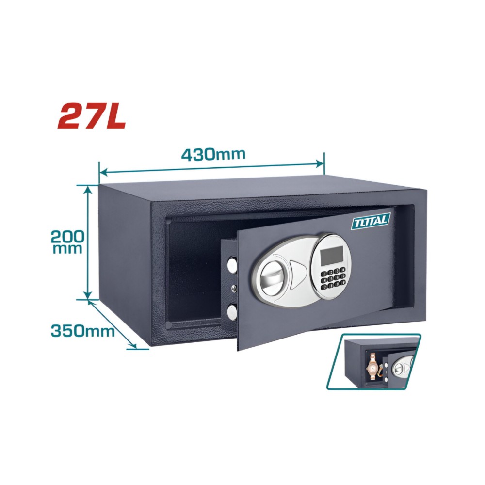 Total Electronic safe 27Liter