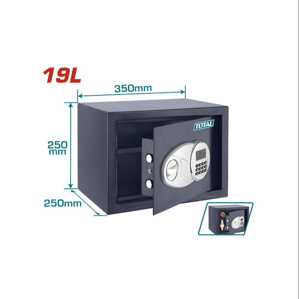 Total Electronic safe 19Lit