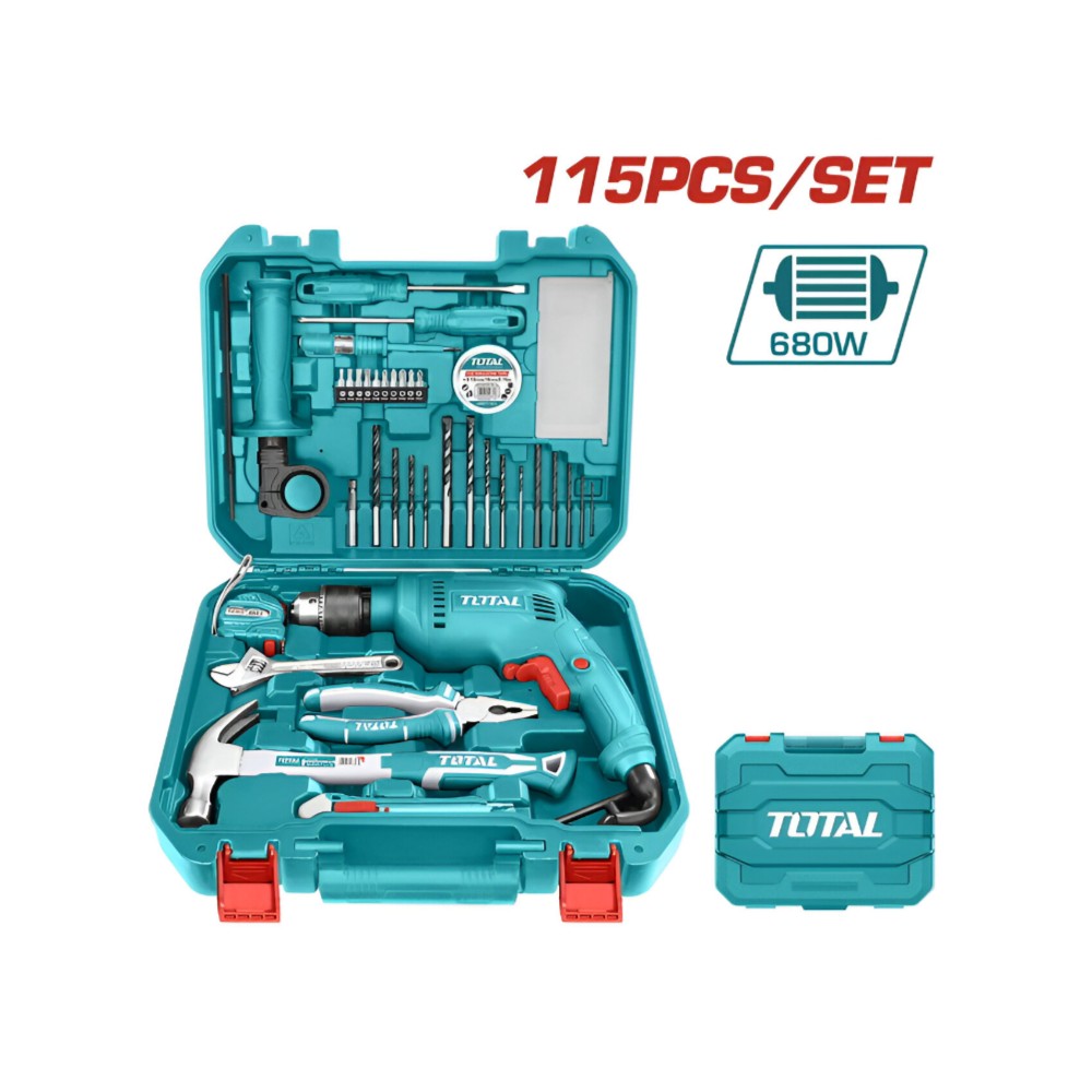 Total 115 Pcs Tools Set