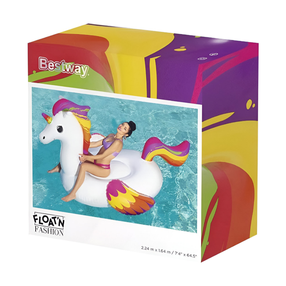 Bestway-Supersized Unicorn Ride-on