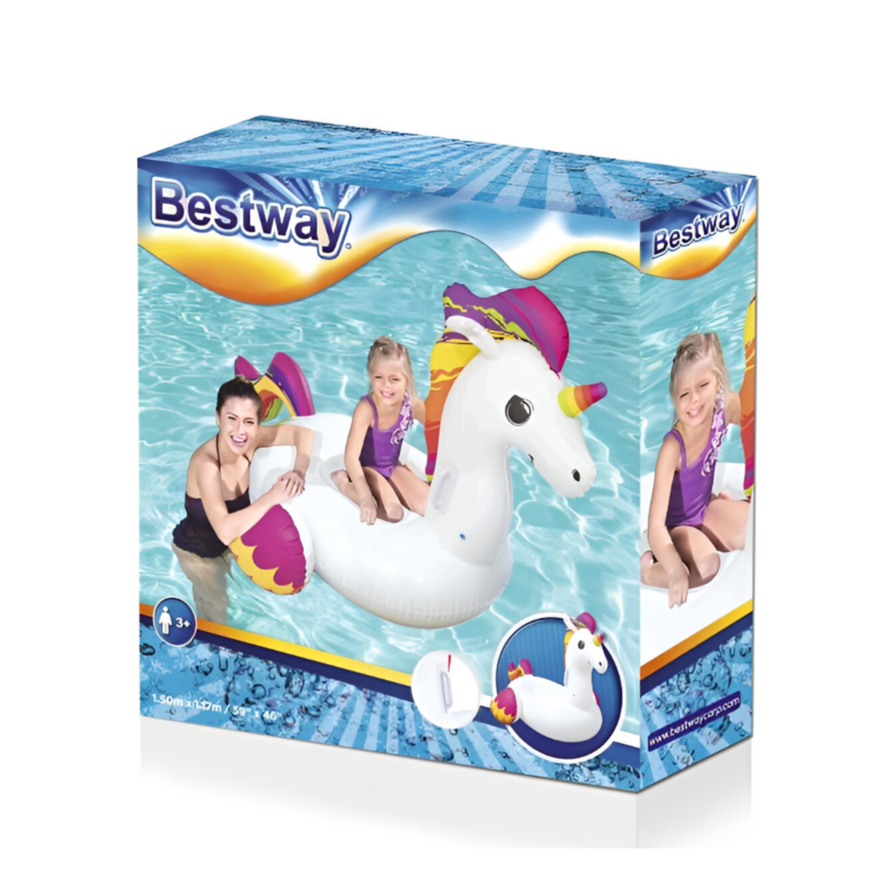 Bestway-Supersized Unicorn Ride-on S