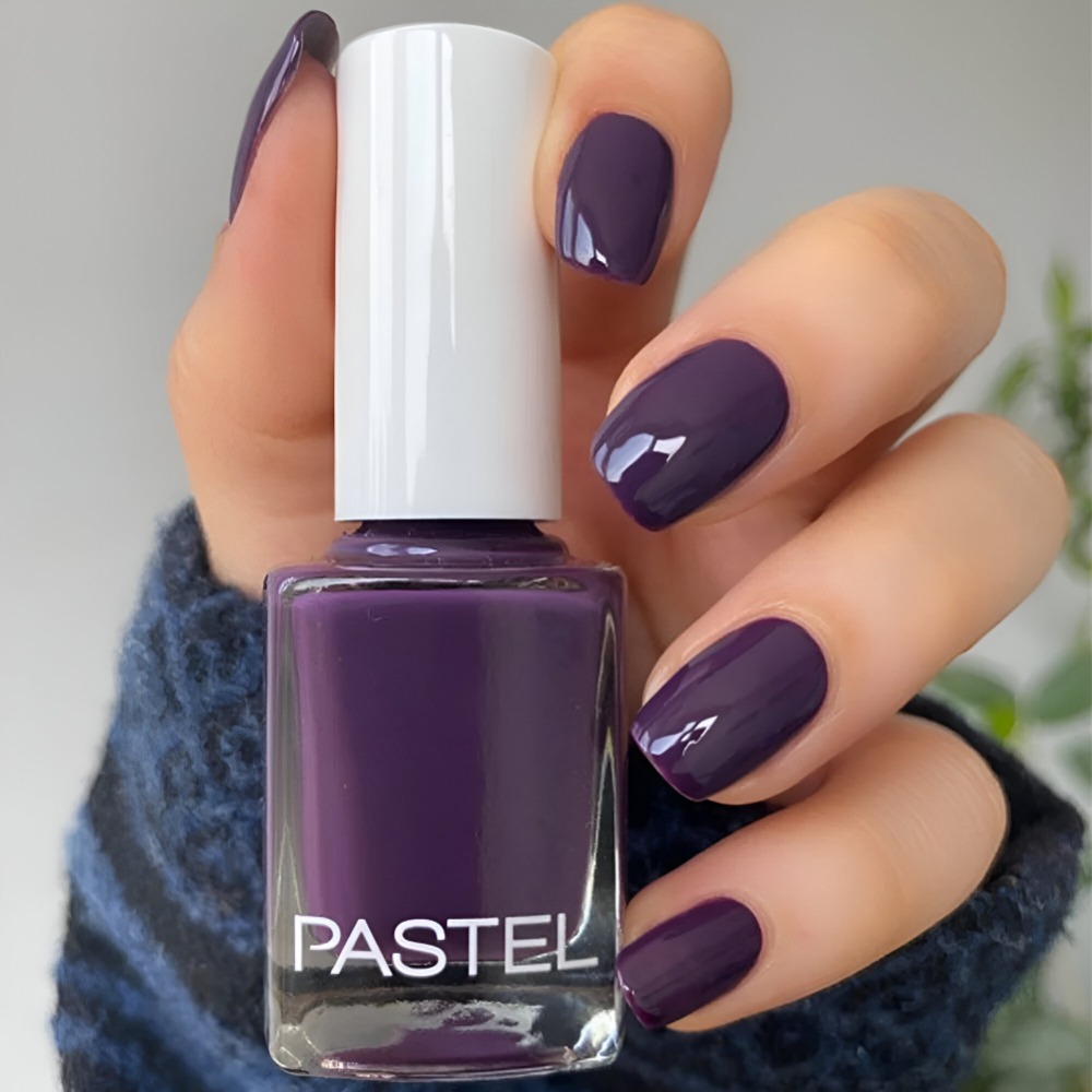 Pastel Nail Polish  Deep Purple 49