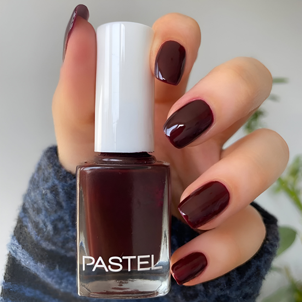 Pastel Nail Polish Burgundy 80