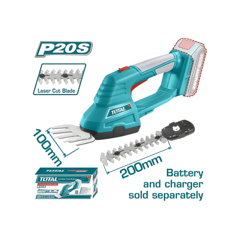 Total Lithium-Ion Garden shear 20V