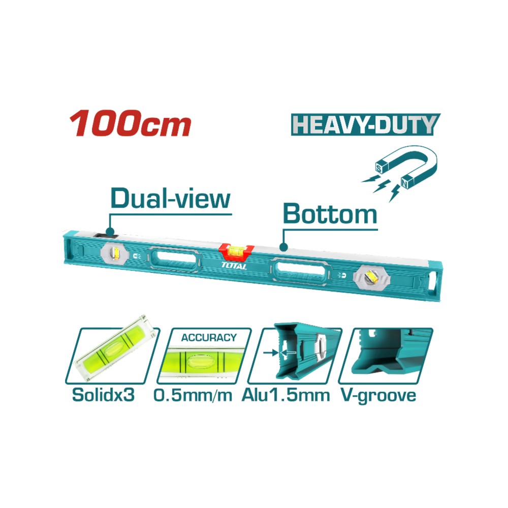 Total Spirit level(With powerful magnets) 1