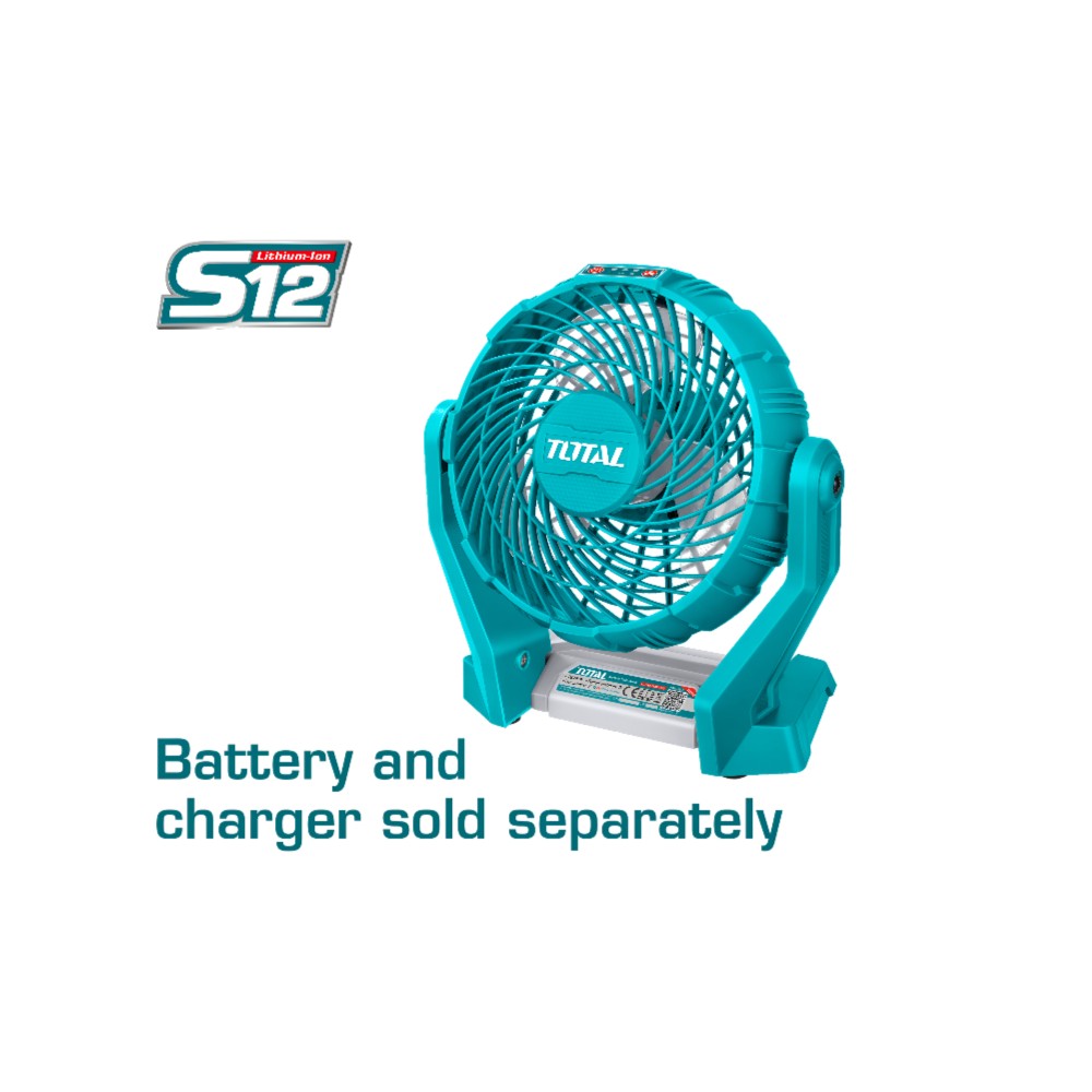 Total Lithium-ion fan 12V