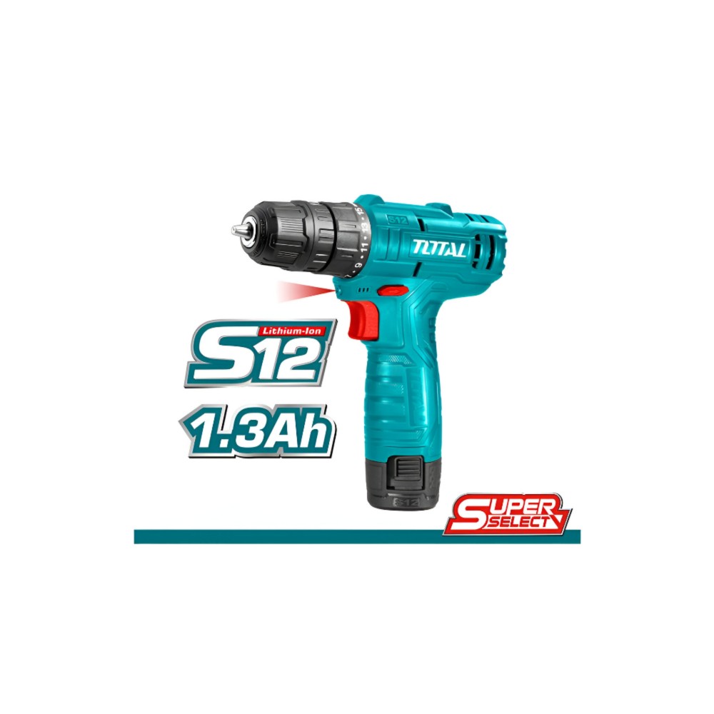 Total Lithium-Ion cordless drill 12V