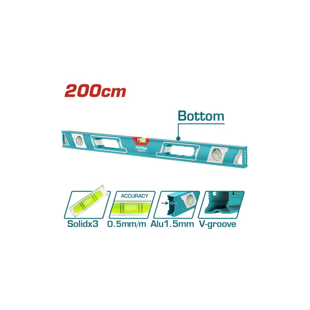 Total Spirit level 200cm