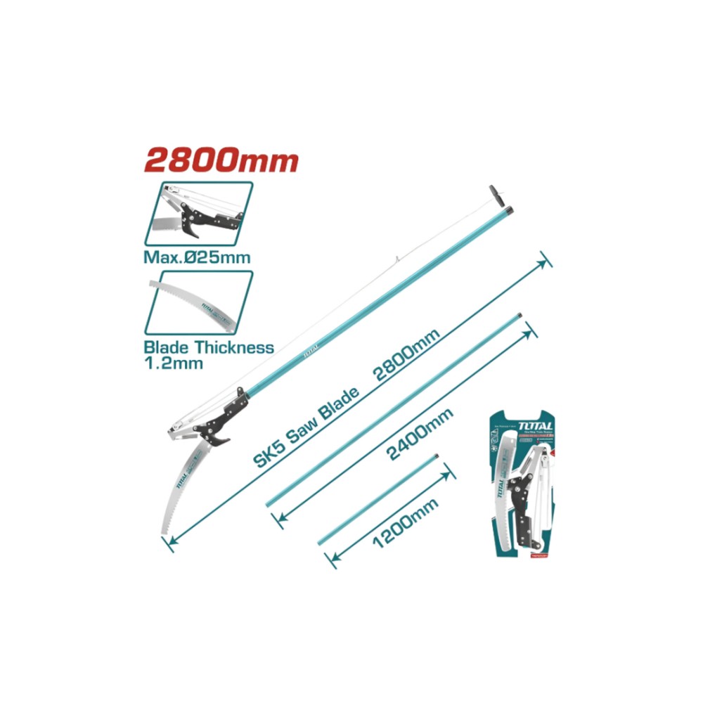 Total Extandable Pole Saw and Pruner