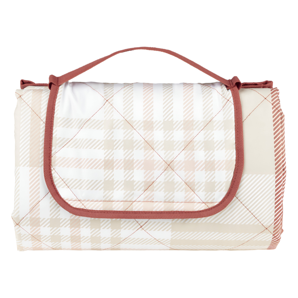 Livarno - Picnic Blanket - Red & Beige