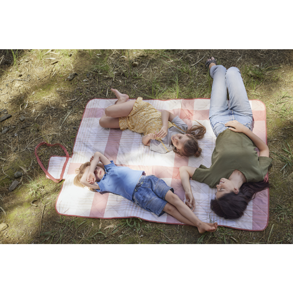 Livarno - Picnic Blanket - Red & Beige