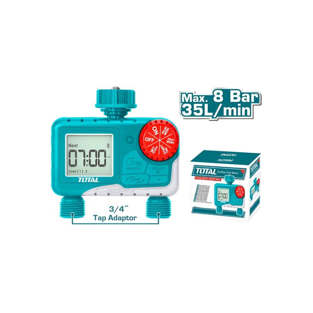 Total 2-Zone Digital Water Timer