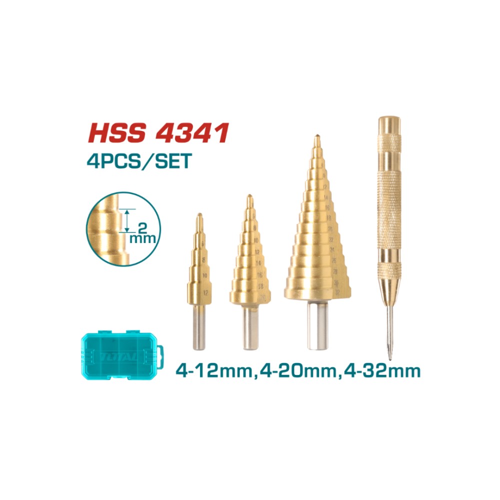 Total Step Drill bits