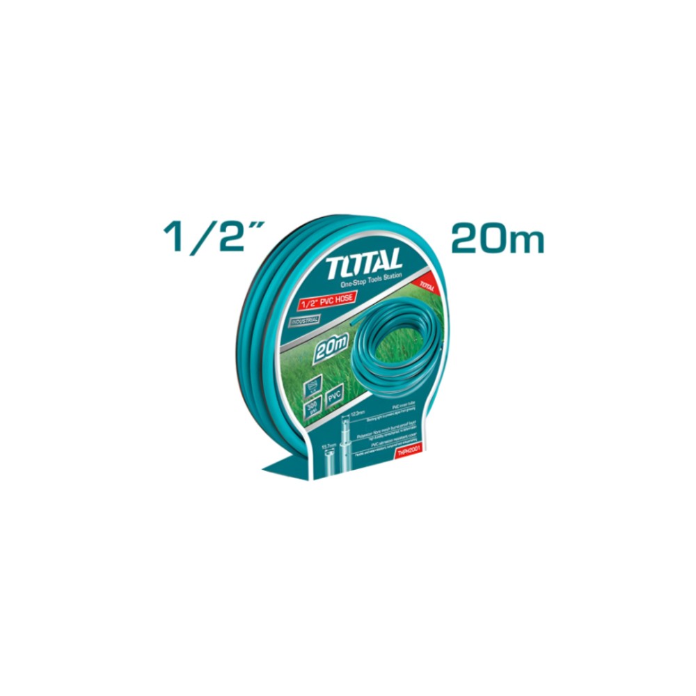 Total 1/2″*20m PVC water hose