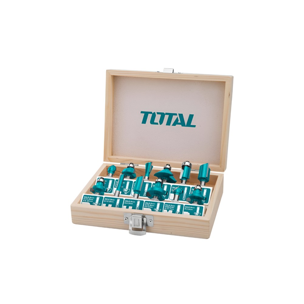 Total 12 pcs Router bits set(8mm)