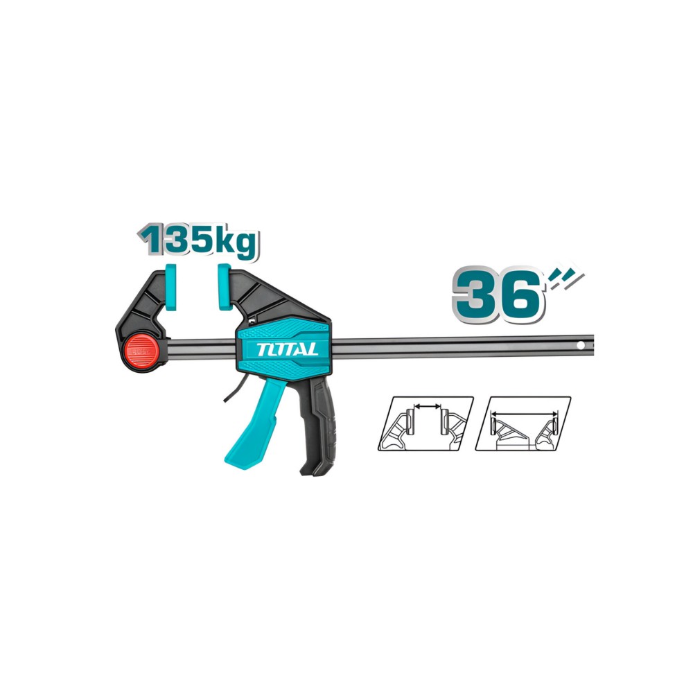 Total  Quick bar clamps 36" / 80X900mm