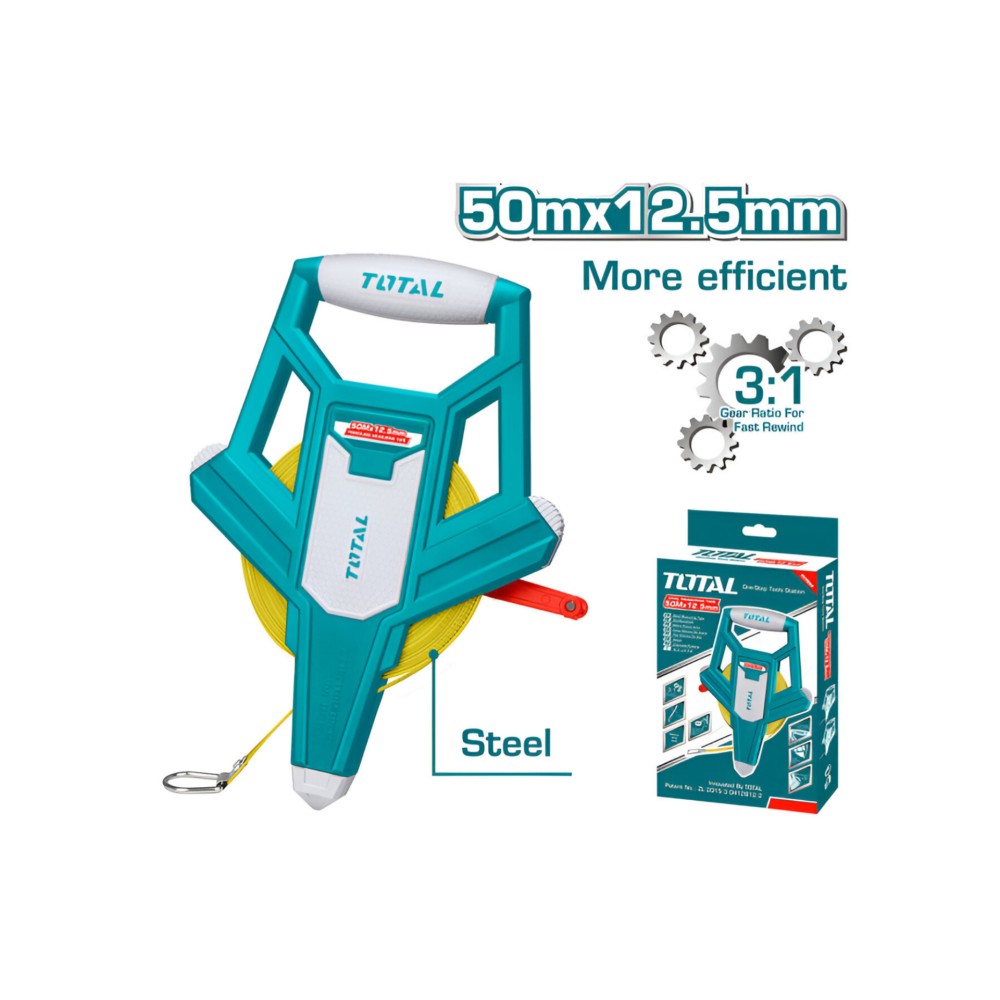 Total Steel Measuring Tape 50m